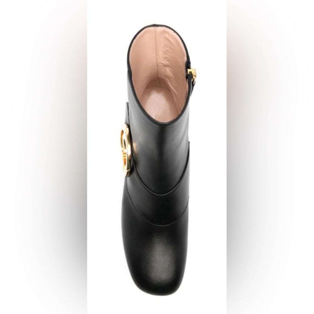Gucci Blondie 55 MM Logo Ankle Booties Boots Shoes $1350 2024 Style!! - Picture 7 of 16